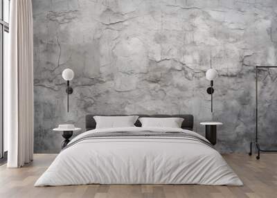 Concrete gray wall texture background Wall mural