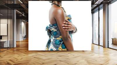 African-american fashion model. Wall mural