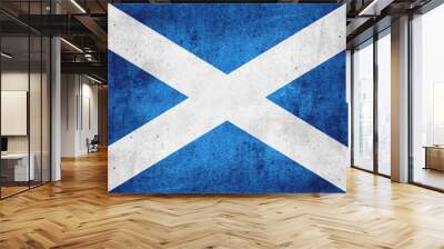 flag of scotland Wall mural