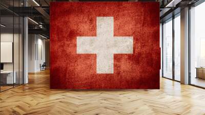 flag of Switzerland Wall mural