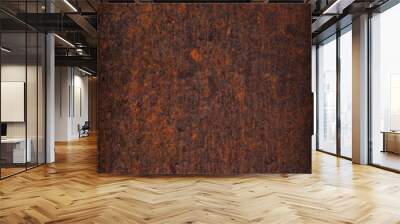 rust metal plate background Wall mural