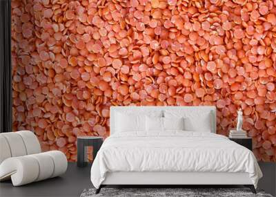 Red lentils Wall mural