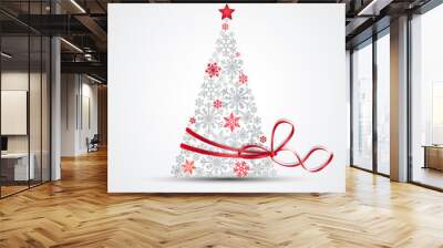 Christmas tree Wall mural