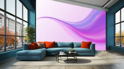 Vector abstract wave Wall mural