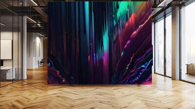 Abstract holographic background Generative AI

 Wall mural