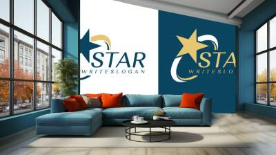 Star logo images illustration design. Business Logo. Wall mural