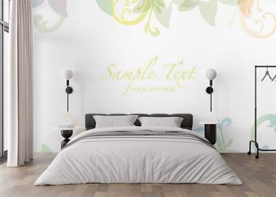 lilies background Wall mural