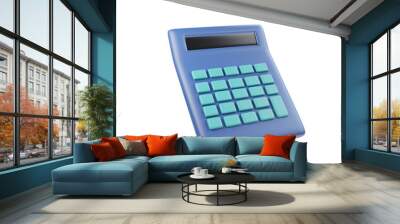 3d render calculator Wall mural