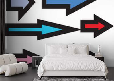 set of arrows Wall mural