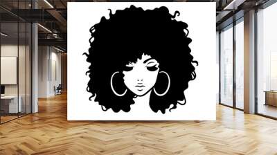 afrogirl Wall mural