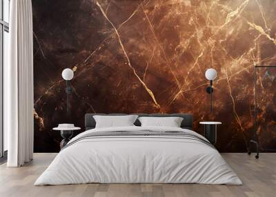 dark tan color marble background, minimalist and polished Wall mural