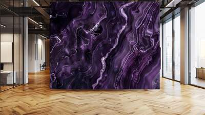 deep amethyst color marble background, sleek and seamless Wall mural