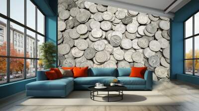 25 us cent coins Wall mural