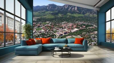 University of Colorado Boulder Aerial Wall mural