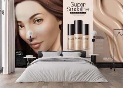 foundation cosmetic ads Wall mural