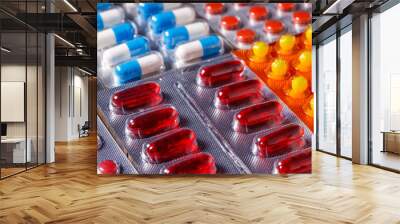 Variety of medicines and drugs Wall mural