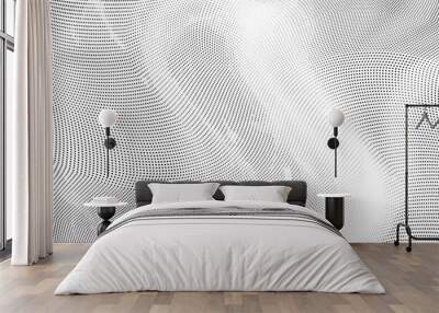 Halftone dots pattern texture background
 Wall mural