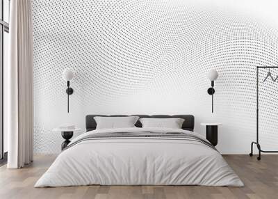 Light halftone dots pattern texture background. Vector illustration
 Wall mural