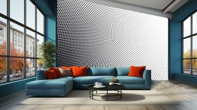 Light halftone dots pattern texture background
 Wall mural