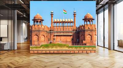 Lal Qila - Red Fort in Delhi, India Wall mural