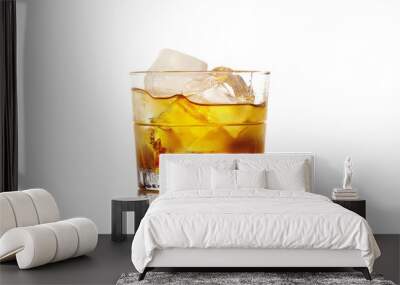 The concept of strong alcohol drink isolated on a transparent background Wall mural