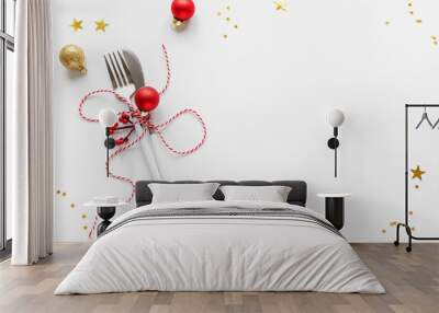 Christmas Table Setting Wall mural