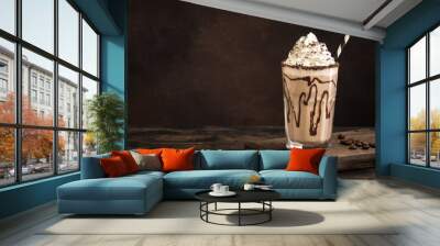 Cold Coffee Frappuccino Wall mural