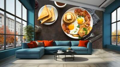 Full American Breakfast Wall mural