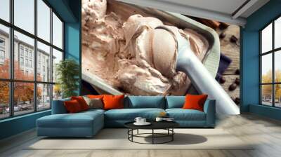 Homemade ice cream Wall mural