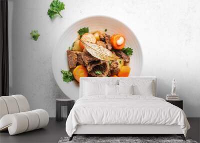 Meat and Vegetables Stew Wall mural