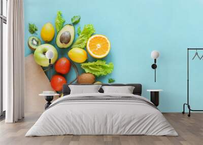 Shopping healthy food Wall mural