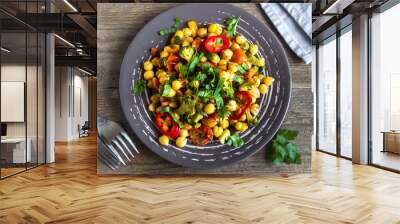 stew with chickpeas and vegetables Wall mural