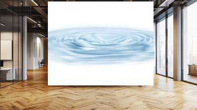 Water. on isolated transparent background Wall mural