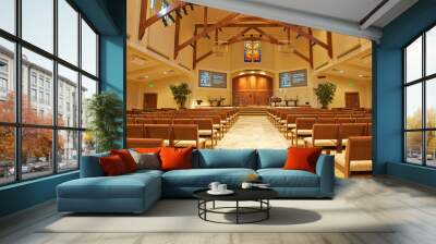 Modern Chapel Wall mural