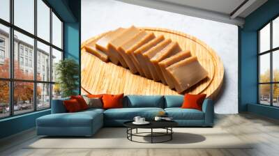 Acorn jelly on cutting board Wall mural