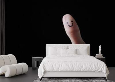 Finger art thumbs up Wall mural