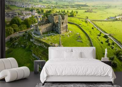 The Rock of Cashel, also known as Cashel of the Kings and St. Patrick's Rock, a historic site located at Cashel, County Tipperary. Wall mural