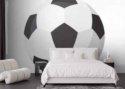 leather soccer ball Wall mural