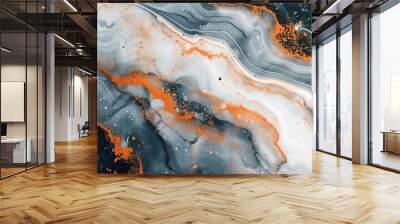 A tight shot of a marbled surface Wall mural