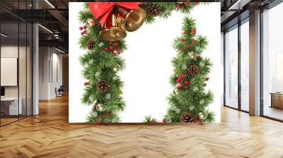 christmas tree corner. Wall mural