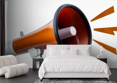 megaphone Wall mural