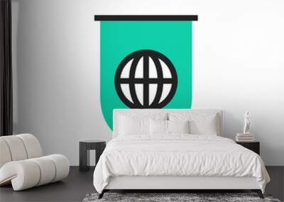 Simple icon vector for your design Wall mural