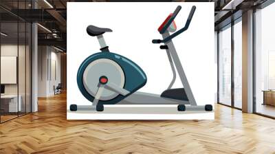 Elliptical trainer vector art illustration Wall mural