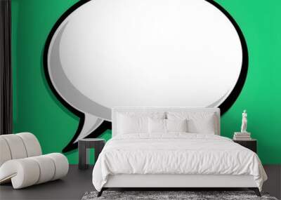 speech cloud Wall mural