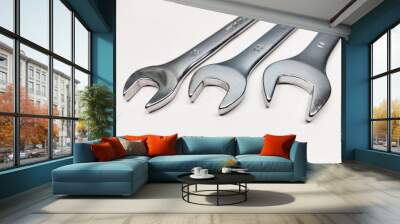 wrench on a white background  Wall mural