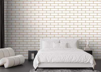 White brick wall background. architecuture construction stone block brick wallpaper. seamless building cement concrete wall grunge background.	
 Wall mural