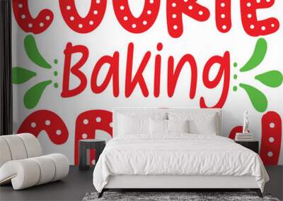 Christmas Svg Design Wall mural