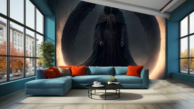 Demon of Darkness - Creature - Magical - Powerful - Fantasy - Stylized - Game Character - Demon Hero – Warrior	
 Wall mural