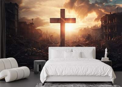 Cross Remains Dystopia, Hope Wall mural