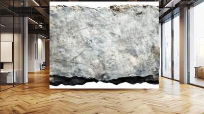 old granite stone sign board plate weathered ancient blank stone brick cut out Wall mural